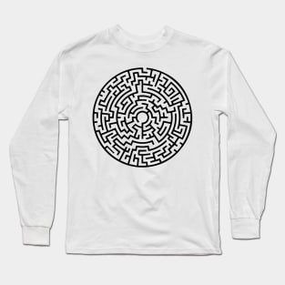 Circular Labyrinth Long Sleeve T-Shirt